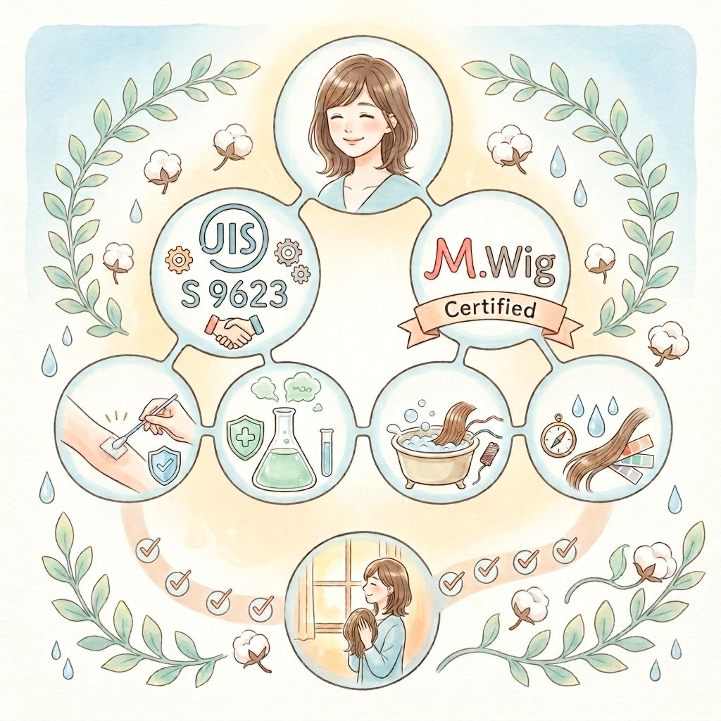 JIS規格・M.Wig認定って何? 医療用ウィッグ選びで見るべき安心の基準