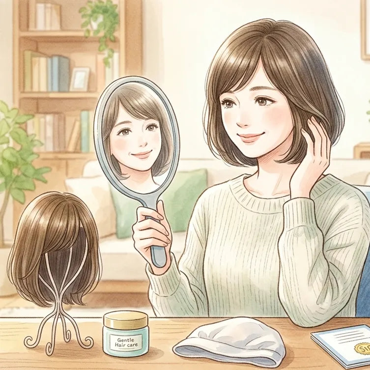 医療用ウィッグで治療中も自分らしく過ごす