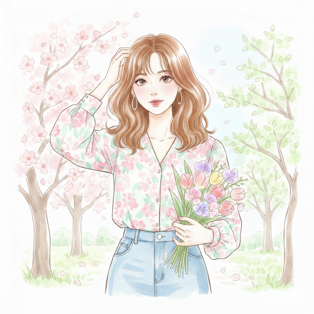 春の装いに合わせた「カラーチェンジ」のすすめ