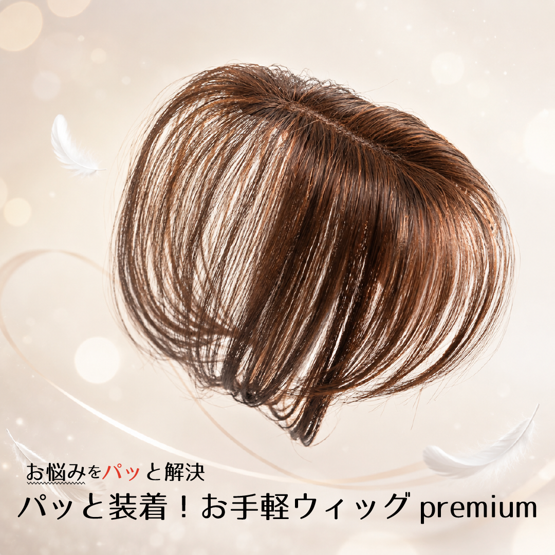 パッと装着！お手軽ウィッグpremium