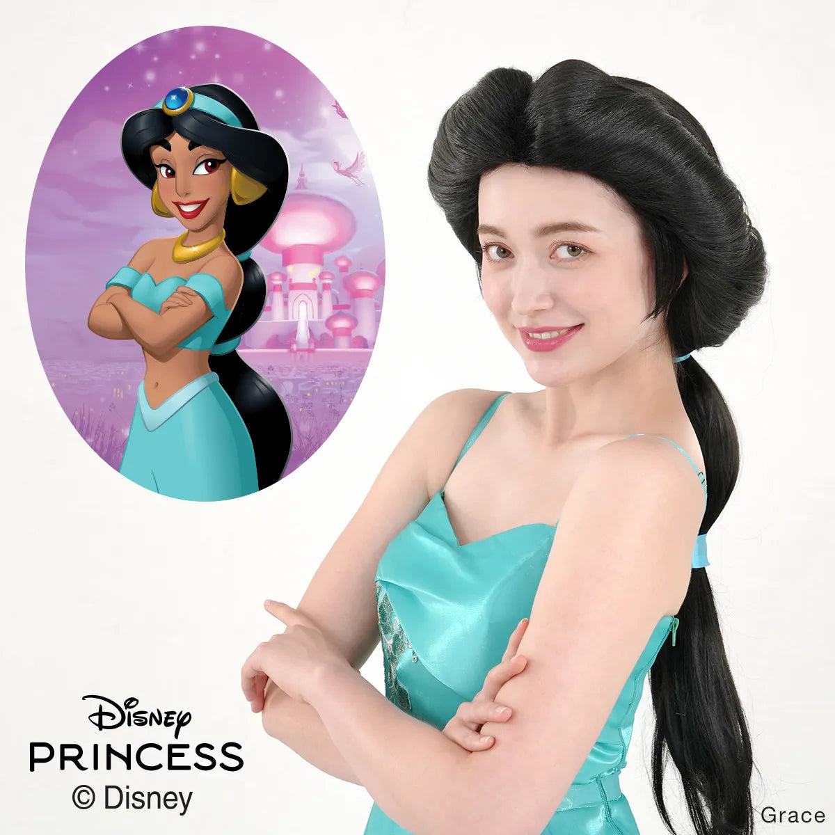 【Disney】アラジン（ジャスミン/Jasmine）/ ウィッグ